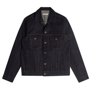 Dark Selvedge Denim Jacket | UB901 Denim Jacket - 14.5oz Indigo Selvedge